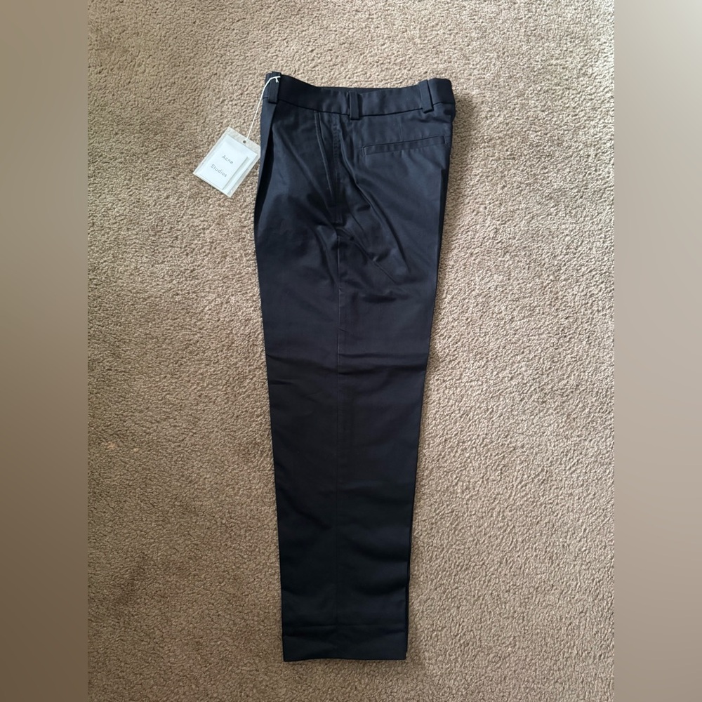 New With Tag Acne Studios Single Pleat Cotton Pants